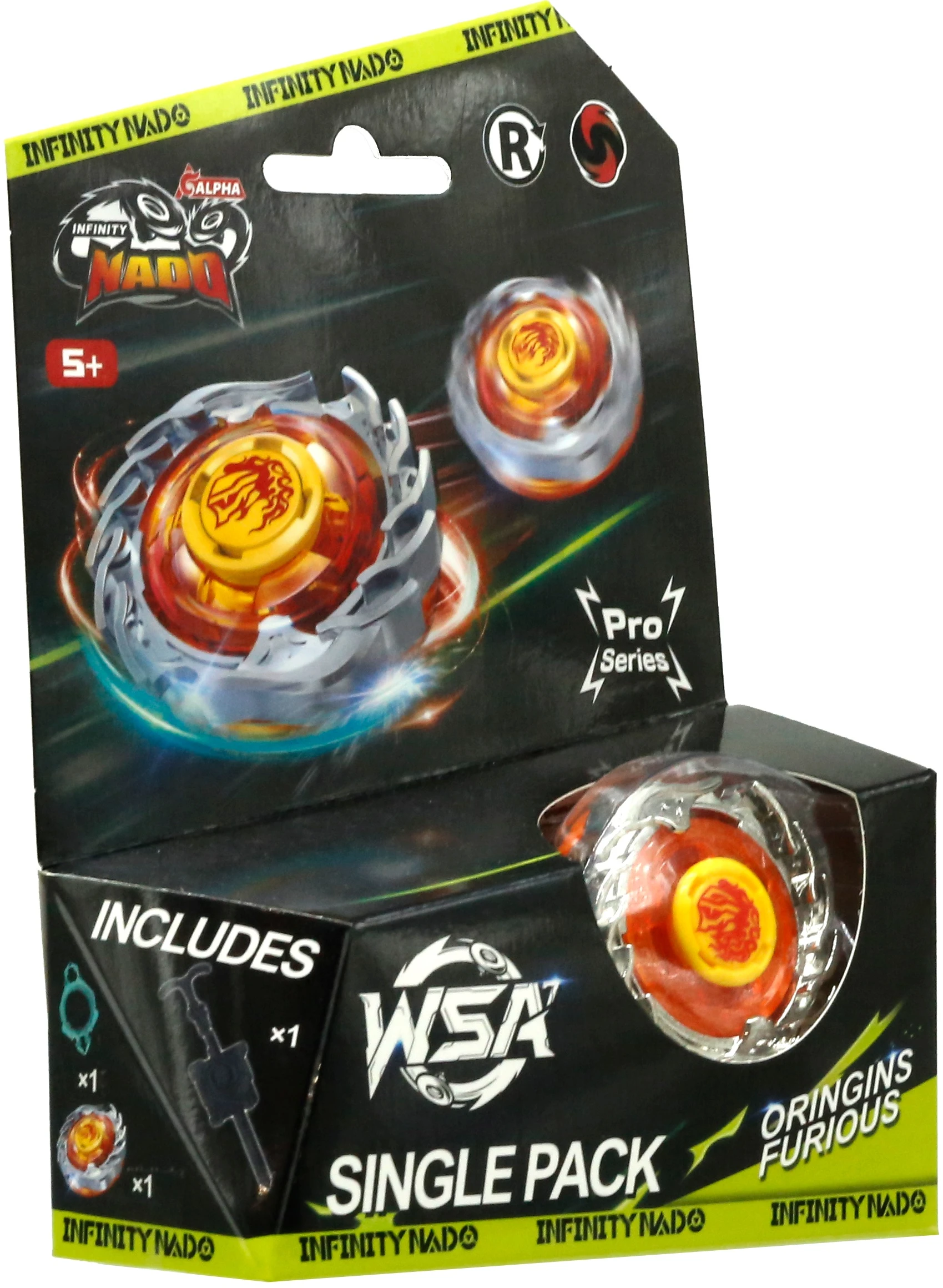 Дзиґа Infinity Nado VII Pro Series Single Pack Origins Furious (EU664621-2)